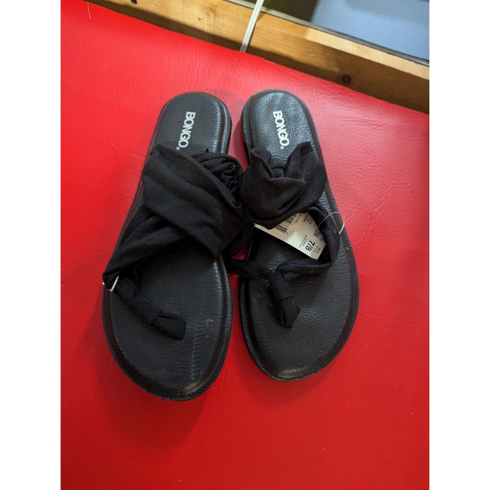Womens BONGO size 7/8 black cushioned sandals Prana NWT